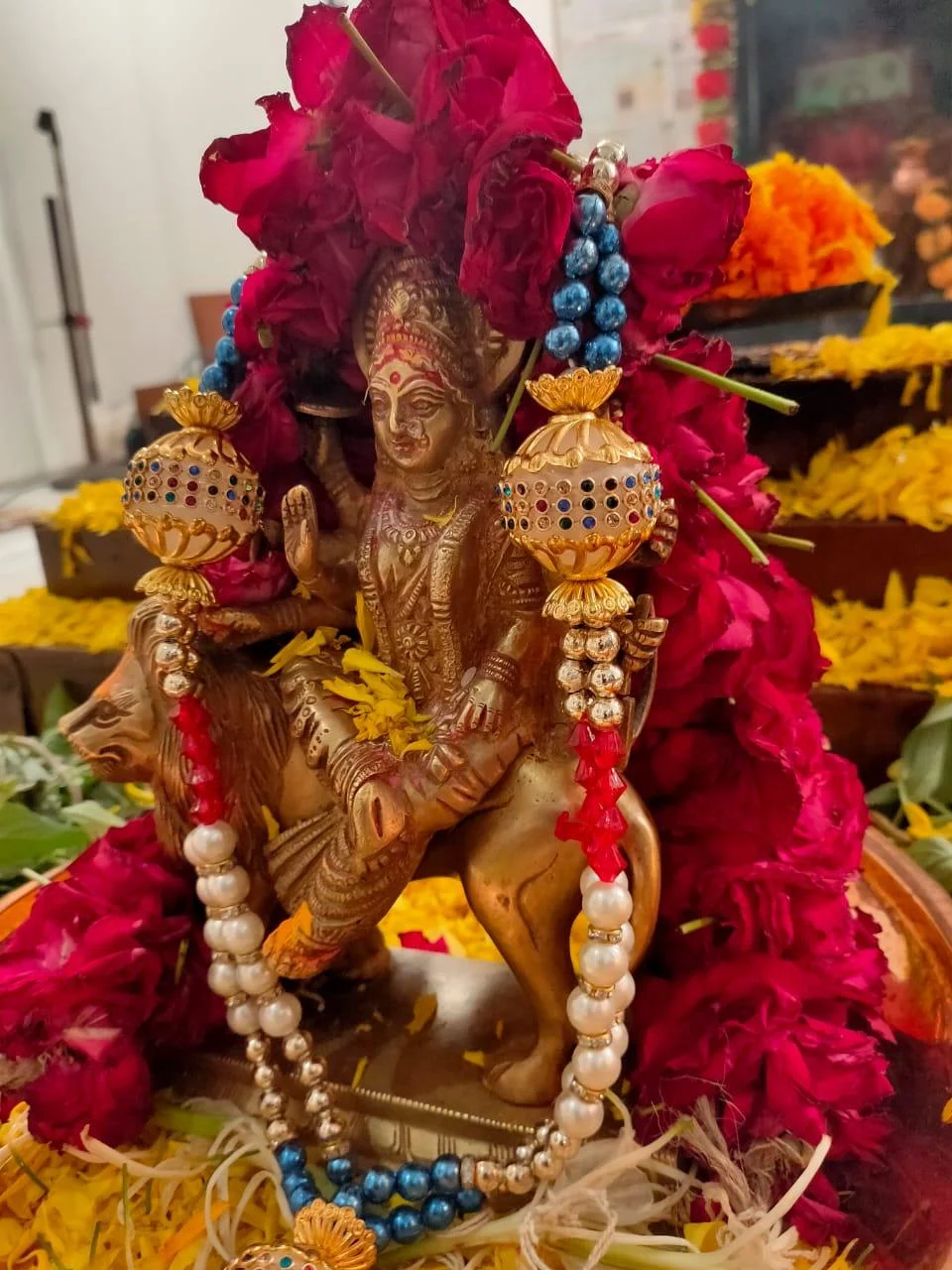 Navratri Thali and Garba Decoration